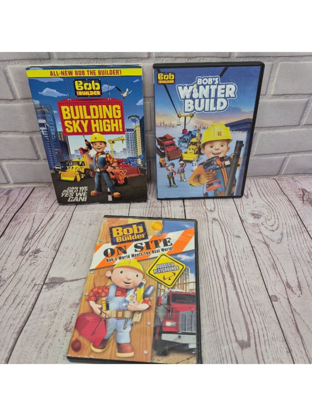 Bob The Builder DVD Bundle Lot of 3 DVD's